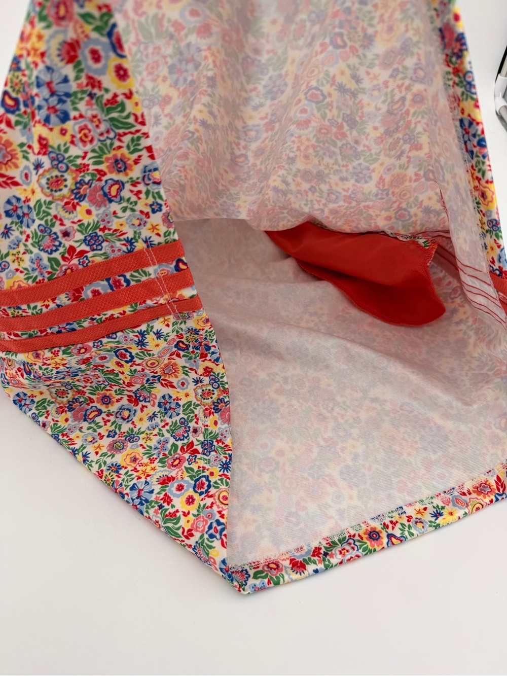 Girls adidas Multi-Color Floral Mini Skirt L - 13-14 year old - Picture 8 of 11